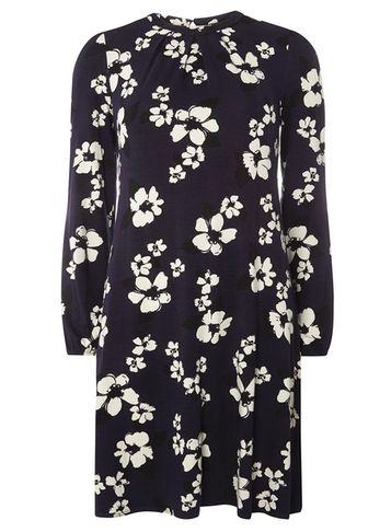 Dorothy Perkins Black Floral Swing Dress