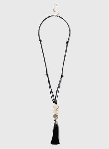 Dorothy Perkins Circle And Tassel Pendant