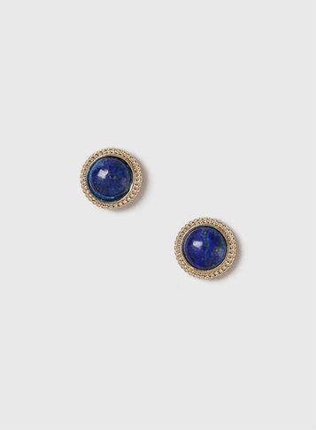 Dorothy Perkins Blue Stone Stud Earrings