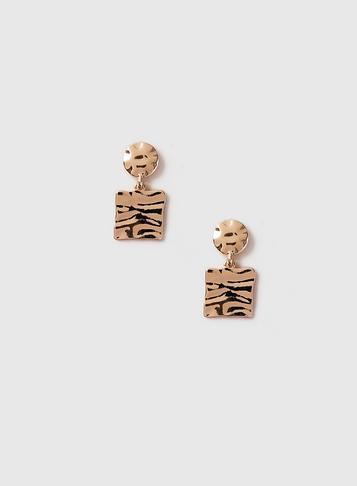 Dorothy Perkins Square Drop Earrings