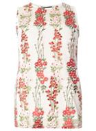 Dorothy Perkins Ivory Multi Floral Print Mesh Shell Top