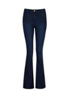 Dorothy Perkins Rich Blue 'kick Flare' Shape And Lift Jeans