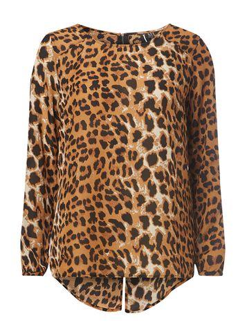 Dorothy Perkins *multi Brown Leopard Top
