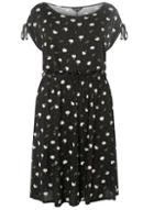 Dorothy Perkins *dp Curve Multi Coloured Daisy And Spot Print Midi Dress