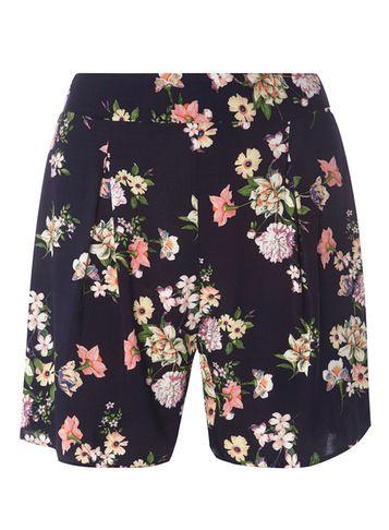 Dorothy Perkins Navy Floral Print Shorts