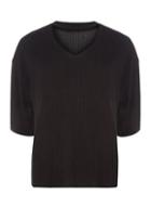 Dorothy Perkins Black V Neck Choker Jumper