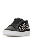 Dorothy Perkins *head Over Heels By Dune Black 'eiida' Jewel Lace Up Trainers