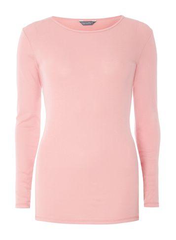 Dorothy Perkins *tall Pink Crew Neck T-shirt