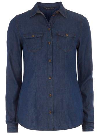 Dorothy Perkins *tall Indigo Denim Shirt