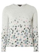 Dorothy Perkins Grey Rose Print Jumper