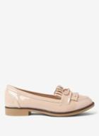 Dorothy Perkins Nude Patent Lotta Loafers