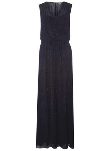 Dorothy Perkins Petite Navy Embellished Maxi Dress