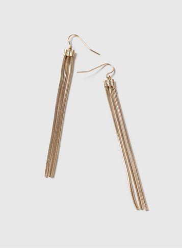Dorothy Perkins Gold Chain Drop Earrings