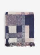 Dorothy Perkins Multi Coloured Patchwork Checked Print Scarf