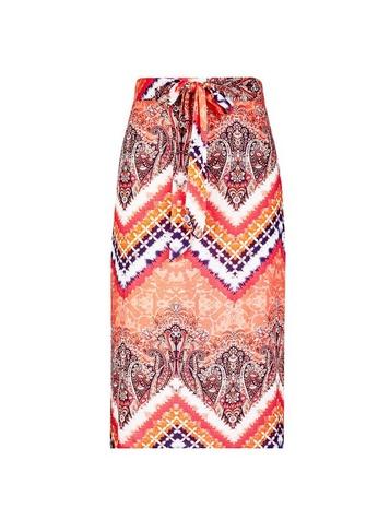 Dorothy Perkins Petite Multi Coloured Tie Dye Midi Skirt
