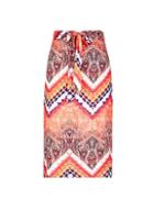 Dorothy Perkins Petite Multi Coloured Tie Dye Midi Skirt