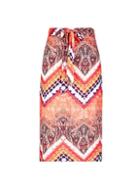 Dorothy Perkins Petite Multi Coloured Tie Dye Midi Skirt