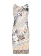 Dorothy Perkins *izabel London Multi Grey Leopard Dress