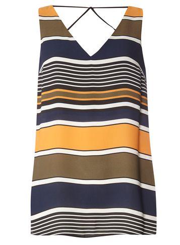 Dorothy Perkins Khaki Variegated Built Up Top