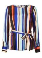 Dorothy Perkins Multi Coloured Striped Long Sleeve Top