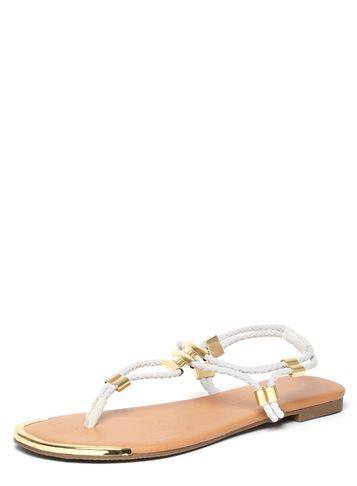 Dorothy Perkins White 'fern' Stretch Sandals