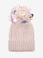 Dorothy Perkins Pink Sequin Pompom Beanie Hat