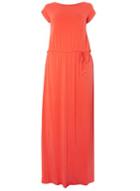 Dorothy Perkins Dp Curve Coral T-shirt Maxi Dress