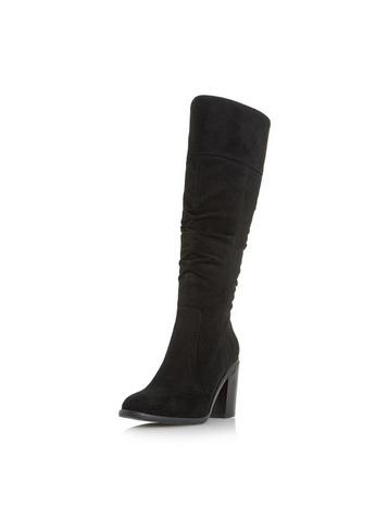 *head Over Heels By Dune Black Tamika Heeled Boots