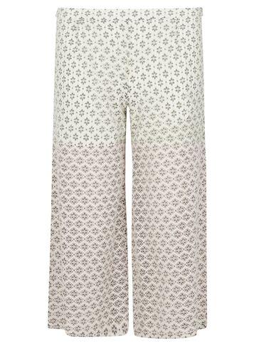 Dorothy Perkins *first & I Crochet Crop Trousers