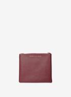Dorothy Perkins Burgundy Slogan Zipped Top Pouch