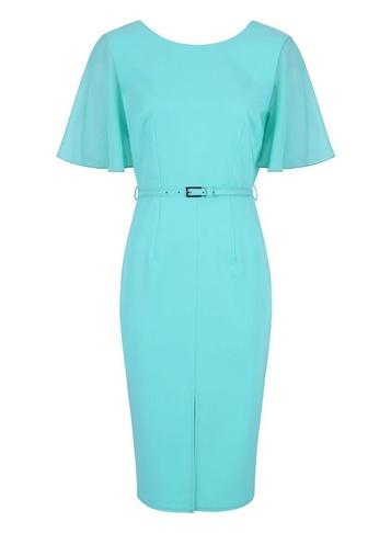 *paper Dolls Mint Flutter Sleeve Bodycon Dress