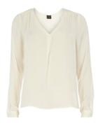 Dorothy Perkins * Vila White V Neck Blouse