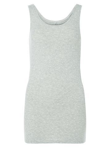 Dorothy Perkins *only Grey And White Spotted Tank Top