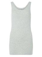 Dorothy Perkins *only Grey And White Spotted Tank Top