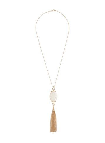 Dorothy Perkins Cream Stone Necklace