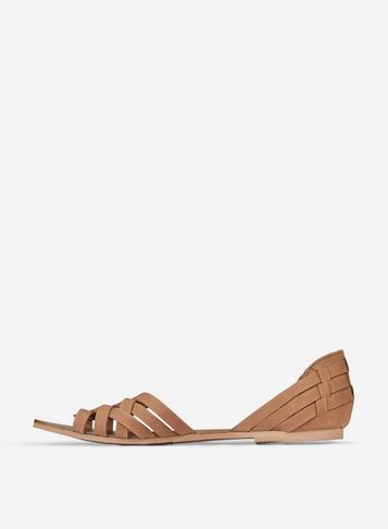 Dorothy Perkins Tan Leather Jinx Sandals
