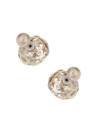 Dorothy Perkins Caged Front And Back Earrings