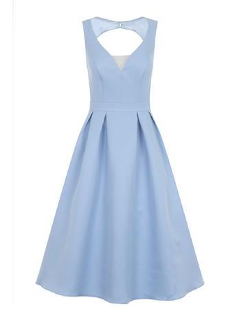 Dorothy Perkins *mesh Insert Midi Dress