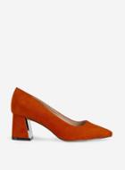 Dorothy Perkins Wide Fit Orange Daydream Court Shoes