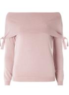 Dorothy Perkins Rose Tie Bardot Jumper