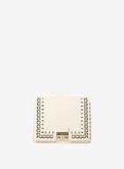 Dorothy Perkins White Laser Cut Boxy Crossbody Bag
