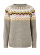 Dorothy Perkins Grey Sequin Embellished Fair Isle Jumper