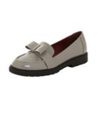 Dorothy Perkins *london Rebel Patent Effect Bow Loafers