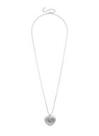 Dorothy Perkins Silver Finish Heart Necklace
