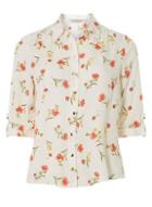 Dorothy Perkins Petite Multi Coloured 'delilah' Roll Sleeve Shirt