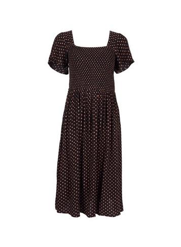 Dorothy Perkins Petite Ginger Spot Print Midi Dress