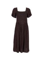 Dorothy Perkins Petite Ginger Spot Print Midi Dress