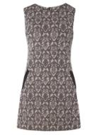 Dorothy Perkins *izabel London Beige Sixties Shift Dress