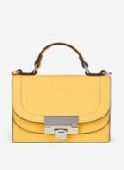 Dorothy Perkins Yellow Top Handle Cross Body Bag