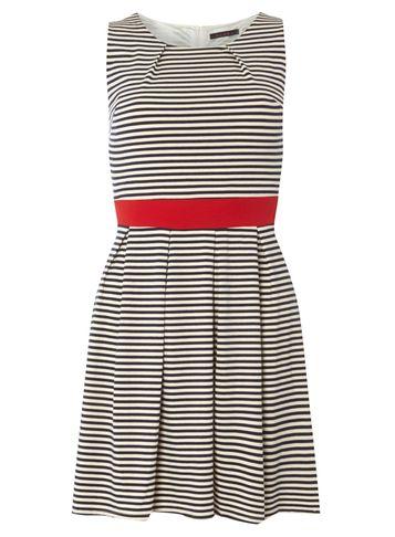 Dorothy Perkins *tenki Black Stripy Dress